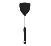 Pelle Cuisine en Silicone Noir, Résistante à Chaleur | Ustensile Pratique, Nettoyage Facile, Protection Anti-brûlure, Usage Quotidien, pour Wok et Poêles