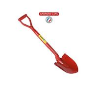 Pelle de bord avec manche poignée YD - 21 cm - Rouge