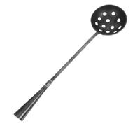 Pelle de Débouchage en Fer Noir pour Canalisations et Égouts | Large Tête Courbe, Bords Spécialement Conçus, pour Grilles Entrées de Drain