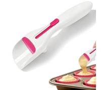 Pelle de distribution de pâte à gâteau,cuillère de distribution de gâteau,cuillère à crème glacée cuillère à biscuits cuillère à cupcake peut pousser la cuillère distributrice de pâte à gâteau
