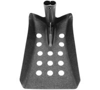 Pelle de Drainage en Acier au Manganèse Trous 1,5cm | Nettoyage Multi-usage des Fossés et Conduits, Format 24x15x14cm, Finition Noire
