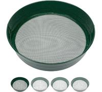 Pelle de jardin Ø 33 cm - Pelle de jardin ronde pour les graines, la terre, le compost, les cailloux et les mauvaises herbes | Empilable, très solide et résistante à la corrosion (3 mm)
