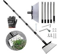 Pelle de jardin avec manche de 200 cm, et fourche de jardin multifonctionnelle de 32 cm
