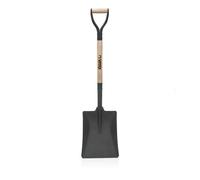 VITO - Pelle Carrée en Acier Trempé 103 cm - Manche Bois & Poignée en Y Ergonomique - Outil Robuste pour Jardinage Déplacement de Terre Déneigement et Travaux d'Extérieur