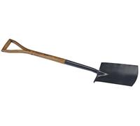 Pelle de jardin en acier au carbone avec manche