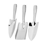 Pelle de Jardin en Acier Inoxydable, Ensemble Trois Pièces Argenté | Moulage Monobloc, Réduit la Fatigue, Solide Déformation, pour Garçon et Filles, Seniors, Excavation