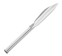 Pelle de Jardin en Acier Inoxydable, Petit Outil Multi-usages Argenté | Poignée Ergonomique, Forte Dureté, pour Désherbage et Art du Jardinage, Format Compact, Finition Argenté