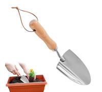 Pelle de Jardin,Outil Désherbeur à Main en Forme de Cuillère - Transplantoir à Main en Acier Inoxydable - pour Jardin extérieur, Cour arrière, pelouse, Patio, Ferme, aménagement paysager et pépinière