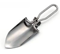 Pelle de jardin pliante - En acier inoxydable - Outil multifonctionnel pour la plantation et la transplantation - Petite pelle de jardin portable - Coffret de 3 pièces