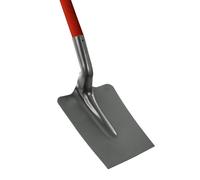 Pelle De Jardin Pro Terrassier Carrée à Col De Cygne 25cm En Acier Trempé Emmanchée Bois Pomme 110cm Mermier 554125