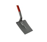Pelle de jardin PRO TERRASSIER carrée à col de cygne 25cm en acier trempé emmanchée bois pomme 110cm - - 554125