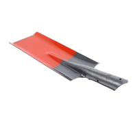 Pelle de Jardinage Pratique en Fer Orange pour Usage Extérieur | Bêche Agricole, Outil Manuel pour Charbon, Format 1 Pièce, Usage Ferme et Jardin