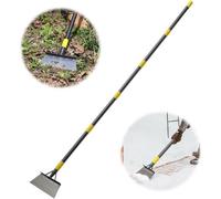 Pelle de nettoyage en acier inoxydable Ibenzoa® de 198 cm – pelle robuste et polyvalente pour le jardin, les murs et la neige