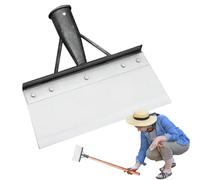 Pelle de Plantation de désherbage agricole, Pelle à tête Plate Outil de | Métal Petite pelle à main légère pour l'extérieur, pelouse, cour, nettoyage du sol, creuser, r 21 cm