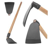 Pelle, en acier, longueur 18 cm, largeur 15 cm, idéale pour le jardinage, permet une pénétration efficace dans le sol