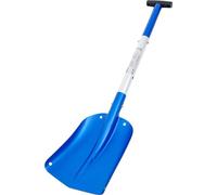 Pelle en aluminium Unyqoos® anodisée – Tige télescopique à 3 sections avec système de verrouillage rapide (550/255/215 mm), pelle de dimensions 280×213 mm, dimensions totales 820×213 mm