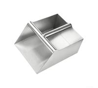 Pelle ergonomique en acier inoxydable pour volaille 25 x 14 x 12 cm | Pelle à fumier pour déchets agricoles, outil de grange résistant à la rouille, pelle légère et outil de compost de jardin