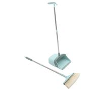 Pelle et Balai de Ménage pour Maison et Dortoir, Plastique Acier | Nettoyage des Coins Étroits, Résistance à L’usure Chocs, Ajustement au Sol, Accessoires Domestiques