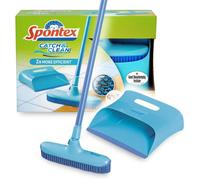 Pelle et balayette en caoutchouc Catch & Clean - Pour poils d’animaux - Pour balayer et nettoyer les sols secs et