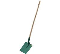 Pelle - Fiskars Leborgne - Carrée - Manche en frêne 1,10 m - Largeur 25 cm - Couleur marron