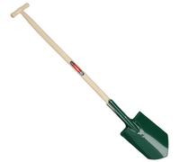 Pelle, lame en métal, manche en bois, longueur 117 cm, design ergonomique, adaptée à l'utilisation en jardinage