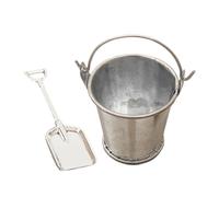 Pelle Miniature - 2X Accessoires de Paysage Miniatures pour Décor | Set de Seaux Miniatures Réalistes pour Garçons et Filles - Maison, École et Projets Artistiques