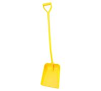 Pelle monobloc, à long manche, dimensions 300x380x1330 mm, de couleur jaune