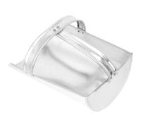 Pelle Multifonction pour Nourrir le Bétail, Grosse Capacité, Fer Argenté | Surface Lisse, sans Bavures, Sûre et Inodore, , pour Aliments, Ferme et Usages Variés