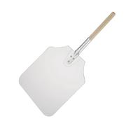 Vogue Pelleà pizza en aluminium avec manche en bois 31 x 36 cm