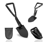 Pelle Pliante de Camping,48cm Pelle Jardinage,Pelle a Neige Pliable,Pelle-Plage avec Sac de Transport,Survie Equipement Multifonction pour Camping,Survie,Randonnée,Voiture,Jardinage