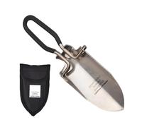 Pelle pour camping Transplantoir robuste | Pelle compacte en acier inoxydable Pour camping randonnée trekking survie plage pêche à la ligne extérieur