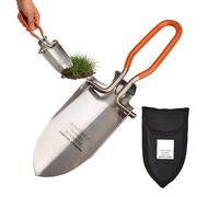 Pelle pour camping Transplantoir robuste | Pour pêche, plage, camping, randonnée, trekking, survie, extérieur Outil de survie compact multifonction