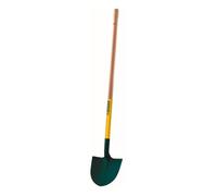 Pelle ronde Leborgne tôle 27 cm, manche bois 110 cm
