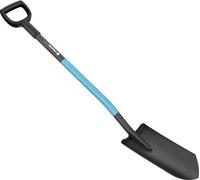 Pelle SafeTouch de type Gardena, rigide, d'une longueur de 1 290 mm, pesant 19 kg, en métal et ergonomique