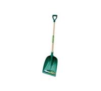 Leborgne, Pelle à Neige et à Grains VMAX, Matière Polymère, Poignée Plastique Ergonomique, Manche Bois 90 cm, Largeur 36 cm, Grande longueur d’emmanchage, Multi-usages, Allie grand volume et légèreté