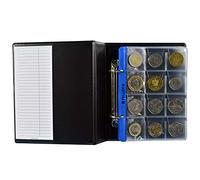 PELLER'S Album pour 240 Monnaies. Classeur S. 20 Feuilles pour chacune 12 Pochettes: 35mm x 35mm. Idéal pour Les pièces en Euros et Autres jusqu'à 28 mm de diamètre