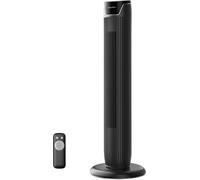 PELONIS Ventilateur Tour avec Télécommande - 5 Vitesses & 4 Modes (AI/Nuit/Nature) Minuterie 9H, Écran LED avec Mémoire - Économe pour Bureau Chambre
