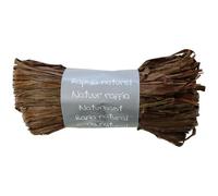 Pelote raphia naturel 50g, Chocolat - Chocolat