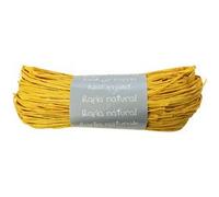 Pelote raphia naturel 50g, Jaune citron - Jaune citron