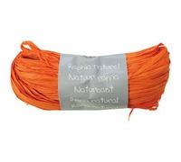 Pelote raphia naturel 50g, Orange - Orange