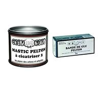 PELTON Mastic à Cicatriser - Protège les bléssures des écorces - 195 g, Caoutchouc, Pelton, Mastic à Cicatriser & Fertiligène Bande de Glu 5 m Pelton FER-BANDF Blanc 15 x 6 x 6 cm
