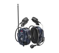 Peltor 3M Litecom WS PRO 3 DMR - Attaches casque Casque antibruit actif avec talkie walkie intégré et connectivité Bluetooth,