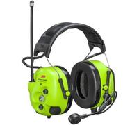 Peltor 3M Litecom WS6 - Serre tête Casque antibruit actif avec talkie walkie intégré et connectivité Bluetooth