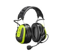 Peltor Casque 3M WS Alert X, MRX21A4WS6 | Supports Jaune Vif, Serre-tête, Compatible avec l'application Mobile