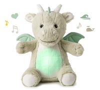 Cloud B LoveLight | 8 Sons apaisants | Enregistreur | Veilleuse 5 Couleurs | Shake & Play | Attache Amovible | Batterie Rechargeable | Drake Le Dragon