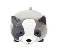 The Concept Factory - Peluche coussin 30 x 30 cm Chien Gris G