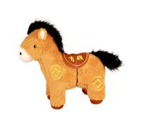 Peluche du cheval de l'année chinoise, statuette de cheval portable pour festival de figurines 2026, décorations de table pour le nouvel an chinois | pour miroir rétroviseur voiture maison fête bureau