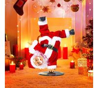 Peluche Électrique De Noël Pour Père Noël, Décoration De Danse De Rue Inversée