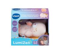 VTech LumiZen Rose Petite Peluche Musicale Bébé Phoque | Doudou Veilleuse Nomade pour Enfants, Peluche Apaisante et Lumineuse Pratique et Lavable en Machine