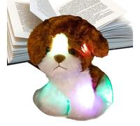 Peluche lumineuse oreiller doux à collectionner | Chien en peluche avec lumières LED pour enfants Noël Halloween voyage chambre